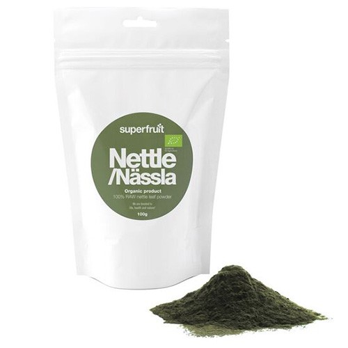 Nettle Powder økologisk Brændenælde   100 Gram     fra Superfruit