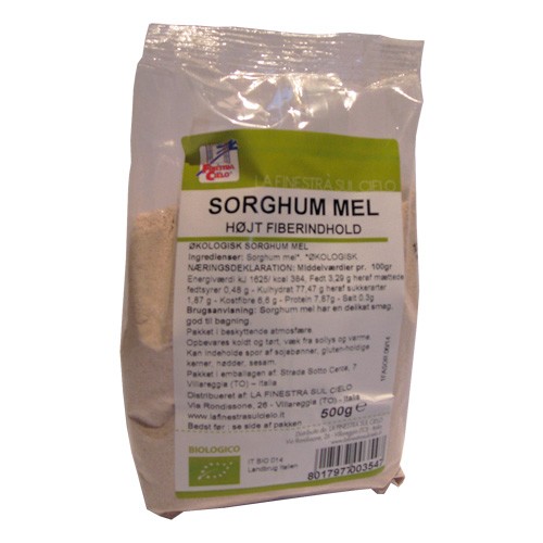 Sorghum Mel økologisk   500 Gram     fra Finestra Cielo