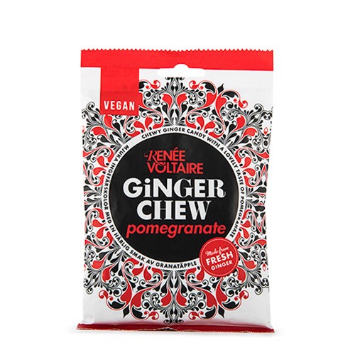 Ginger Chew Pomegranate   120 Gram     fra Renée Voltaire