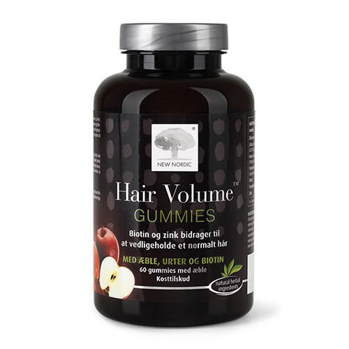 Hair Volume Gummies   60 Styk     fra New Nordic