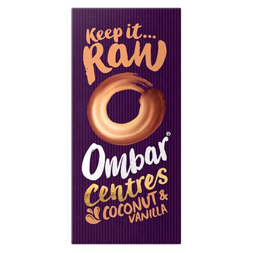 Kokos & Vanilje Chokolade økologisk   70 Gram     fra Ombar
