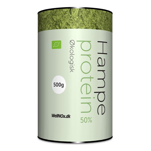 Hampeprotein økologisk   500 Gram     fra Wellnox