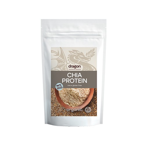 Chia Protein økologisk   200 Gram     fra Dragon Superfoods