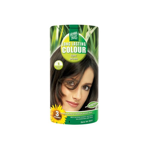 Hennaplus 5 Hårfarve Light Brown   80 Ml   Hennaplus fra Henna Plus