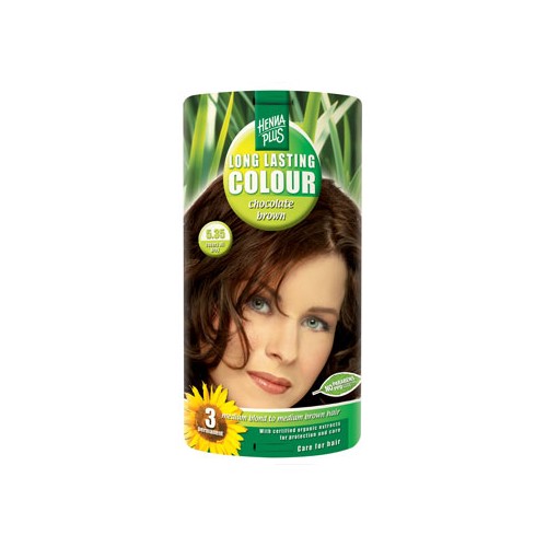 Hennaplus 5.35 Hårfarve Chocolate Brown   80 Ml   Hennaplus fra Henna Plus