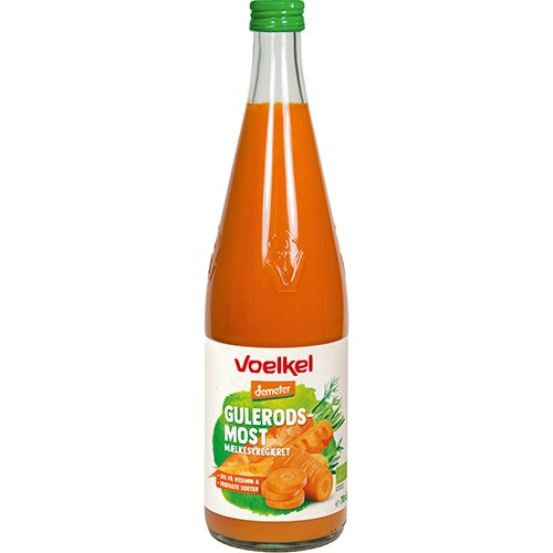 Gulerodsmost, Mælkesyregæret økologisk   70 Cl     fra Voelkel