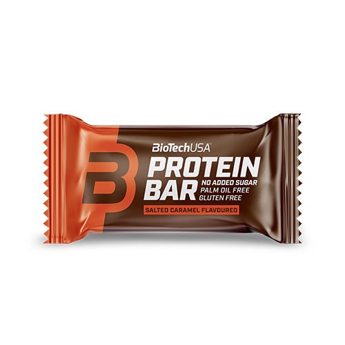 Proteinbar Salted Caramel   70 Gram     fra Biotechusa