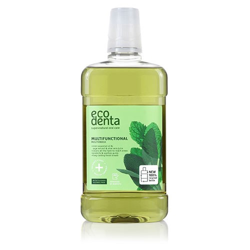 Multifunktion Mundskyl Med Mint   500 Ml      fra Ecodenta