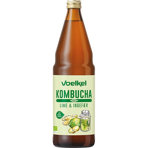 Kombucha Lime   Ingefær økologisk    750 Ml     fra Voelkel