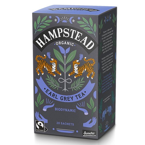 Earl Grey Te økologisk Demeter   20 Breve fra Hampstead Tea
