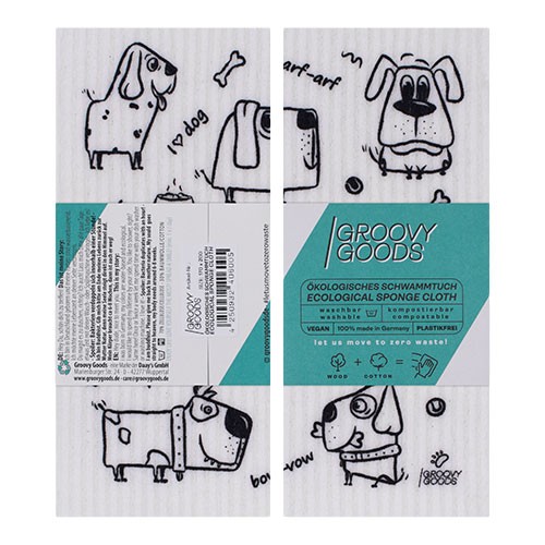 Karklud U. Plastik M. Hunde   1 Styk fra Groovy Goods