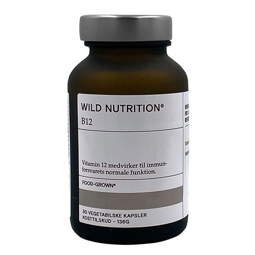 Vitamin B12 Plus   30 Kapsler fra Wild Nutrition