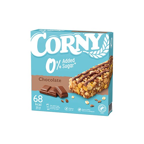 0% Added Sugar    Chocolate 6x20 Gr   20 Gram      fra Corny