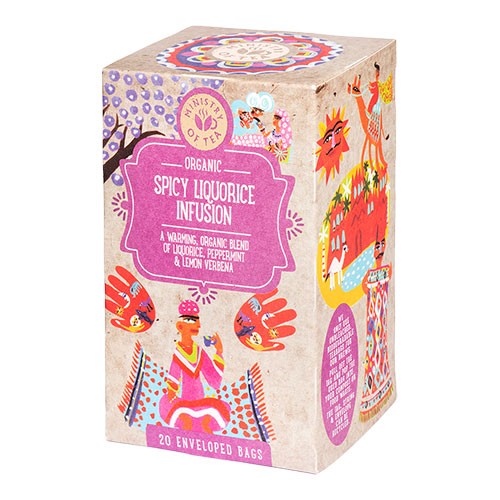 Spicy Liquorice Te   økologisk    20 Breve     fra Ministry Of Tea
