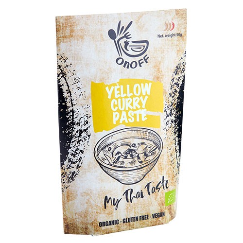 Thai Yellow Curry Paste   økologisk    50 Gram     fra Onoff Spices