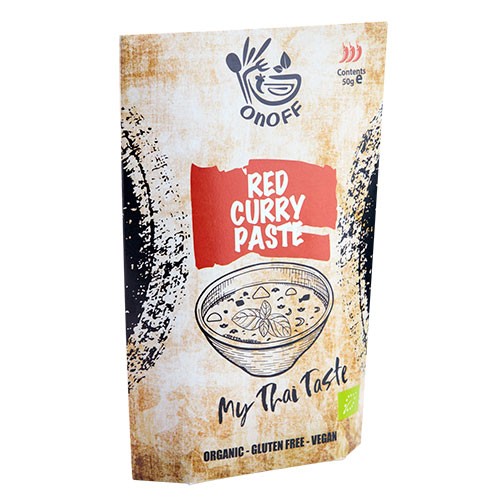Thai Red Curry Paste   økologisk    50 Gram      fra Onoff Spices