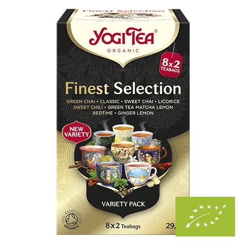 Tea Finest Selection   økologisk    16 Breve fra Yogi