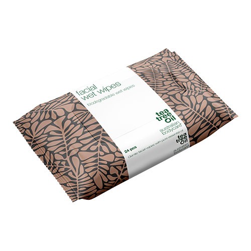 Ansigtsservietter Med Tea Tree Oil   1 Pakke fra Australian Bodycare