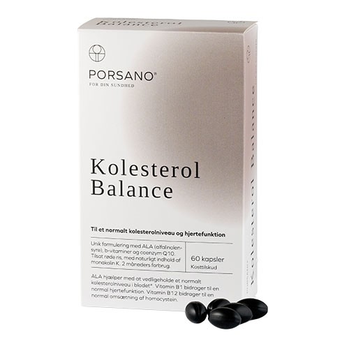 Kolesterol Balance   60 Kapsler       Discount Pris fra Porsano