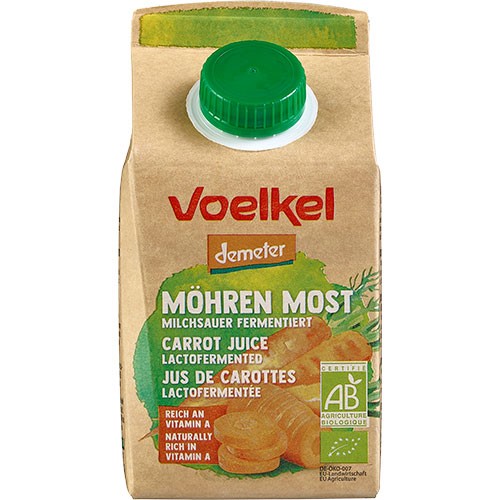 Gulerodssaft, Demeter   økologisk    500 Ml fra Voelkel