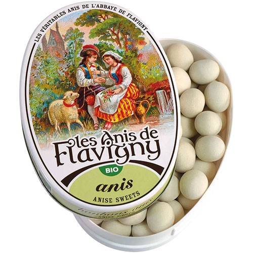 Pastiller Med Anis Smag   økologisk    50 Gram fra Anis De Flavigny