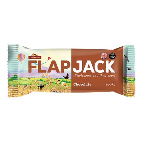 Flapjack Med Chokolade    80 Gram   Wholebake fra Brynmor