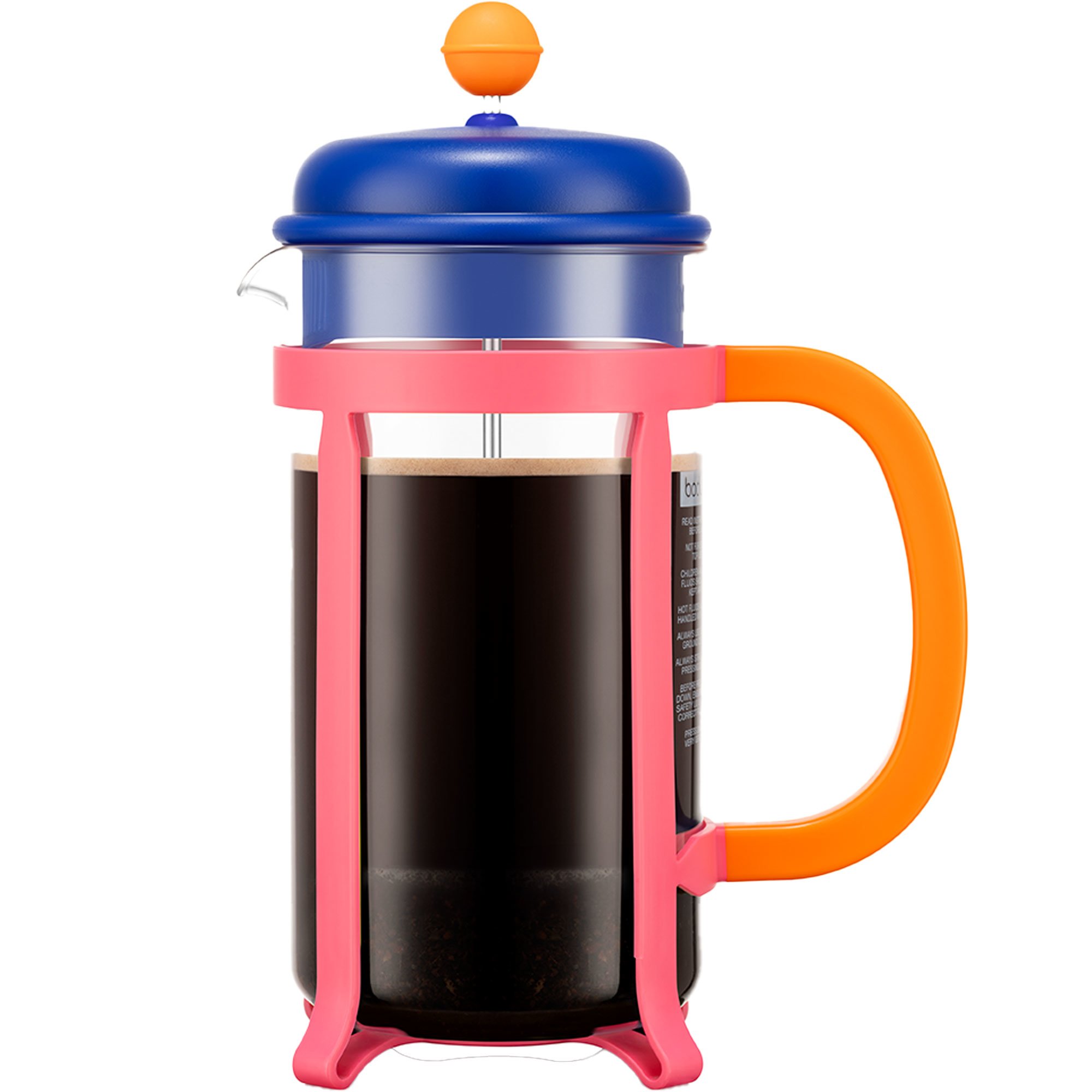 Java Stempelkande 8 Kopper, Blå Rosa fra Bodum