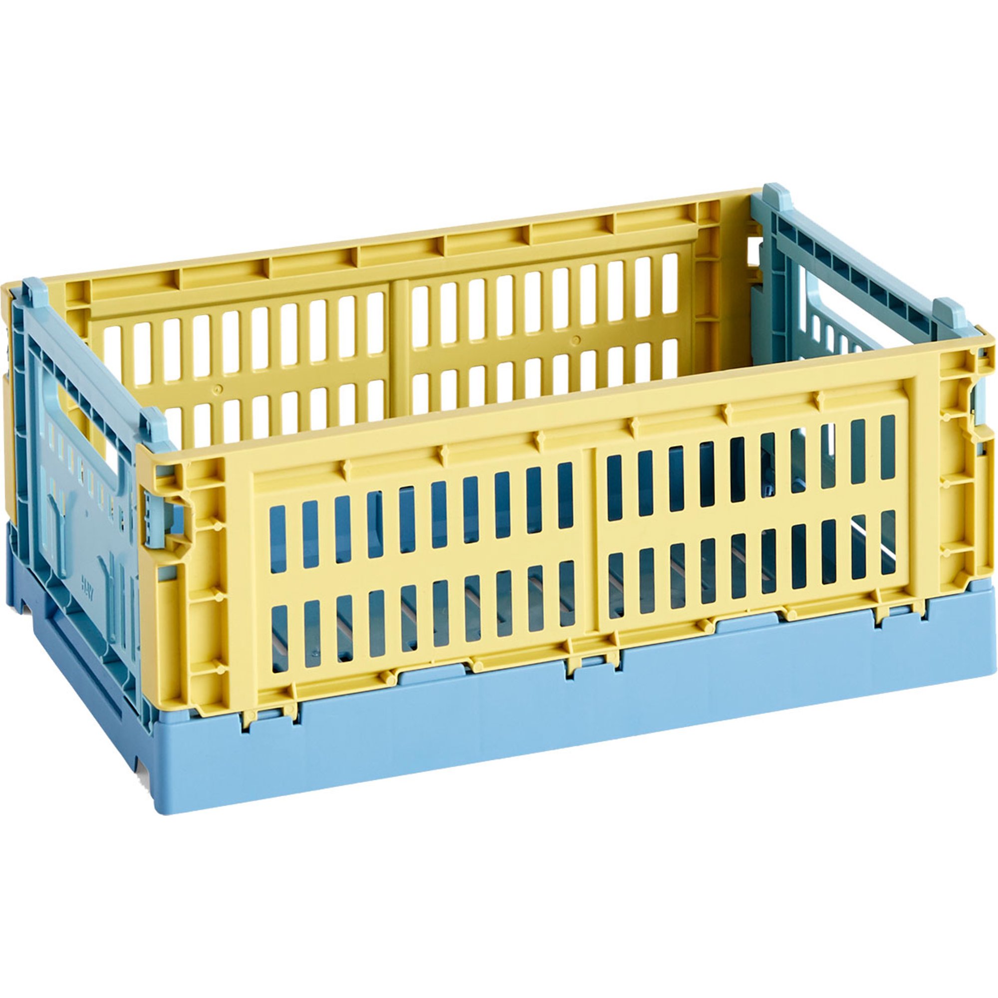 Colour Crate Mix Opbevaringskasse Small, Dusty Yellow fra Hay