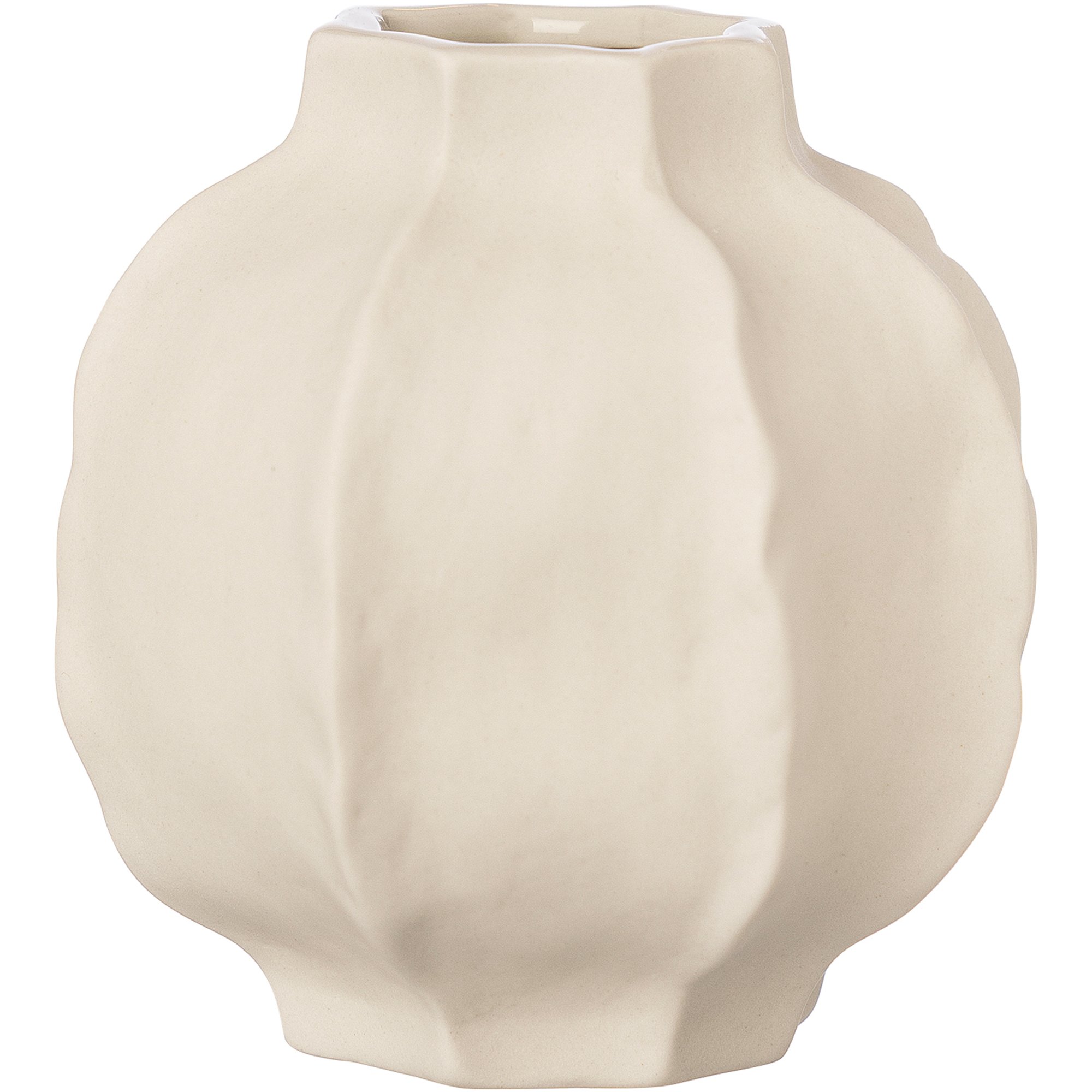 Buet Vase, Stentøj, 14 Cm fra Ernst