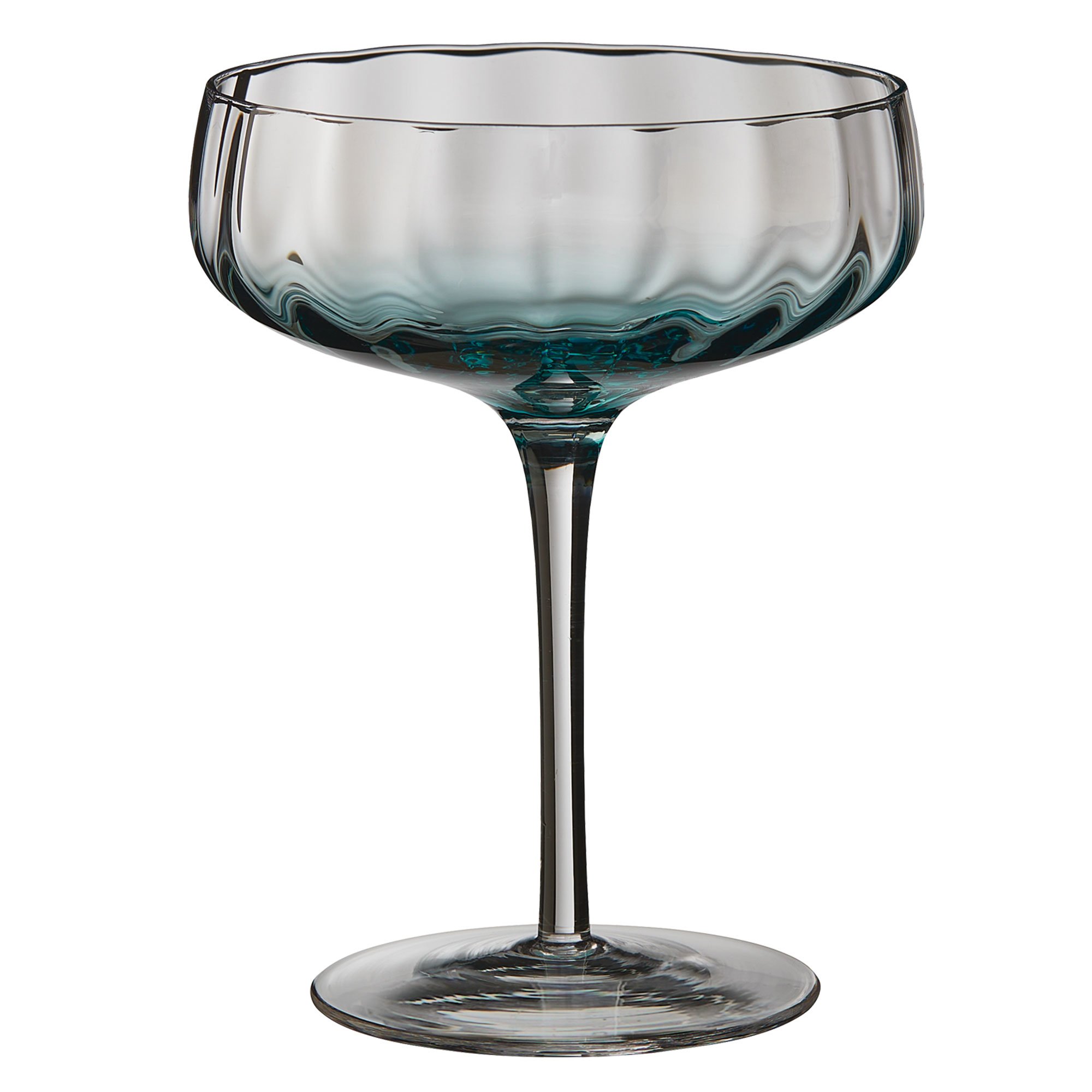 Champagne Cocktailglas, Blå fra Aida