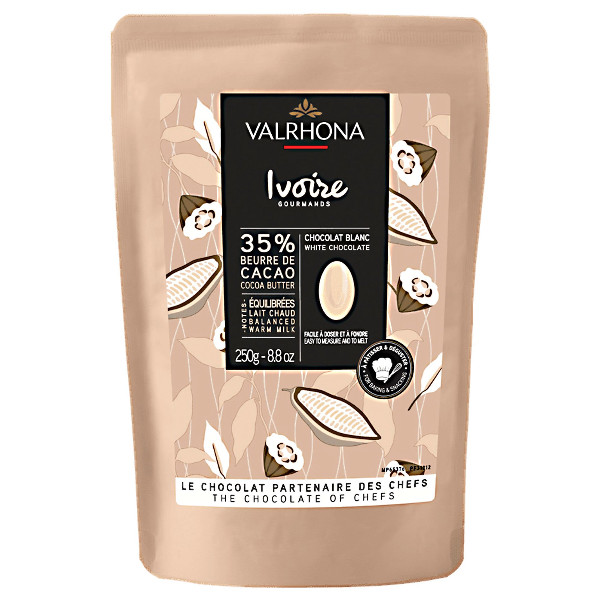 Ivoire 35%, 250 G fra Valrhona