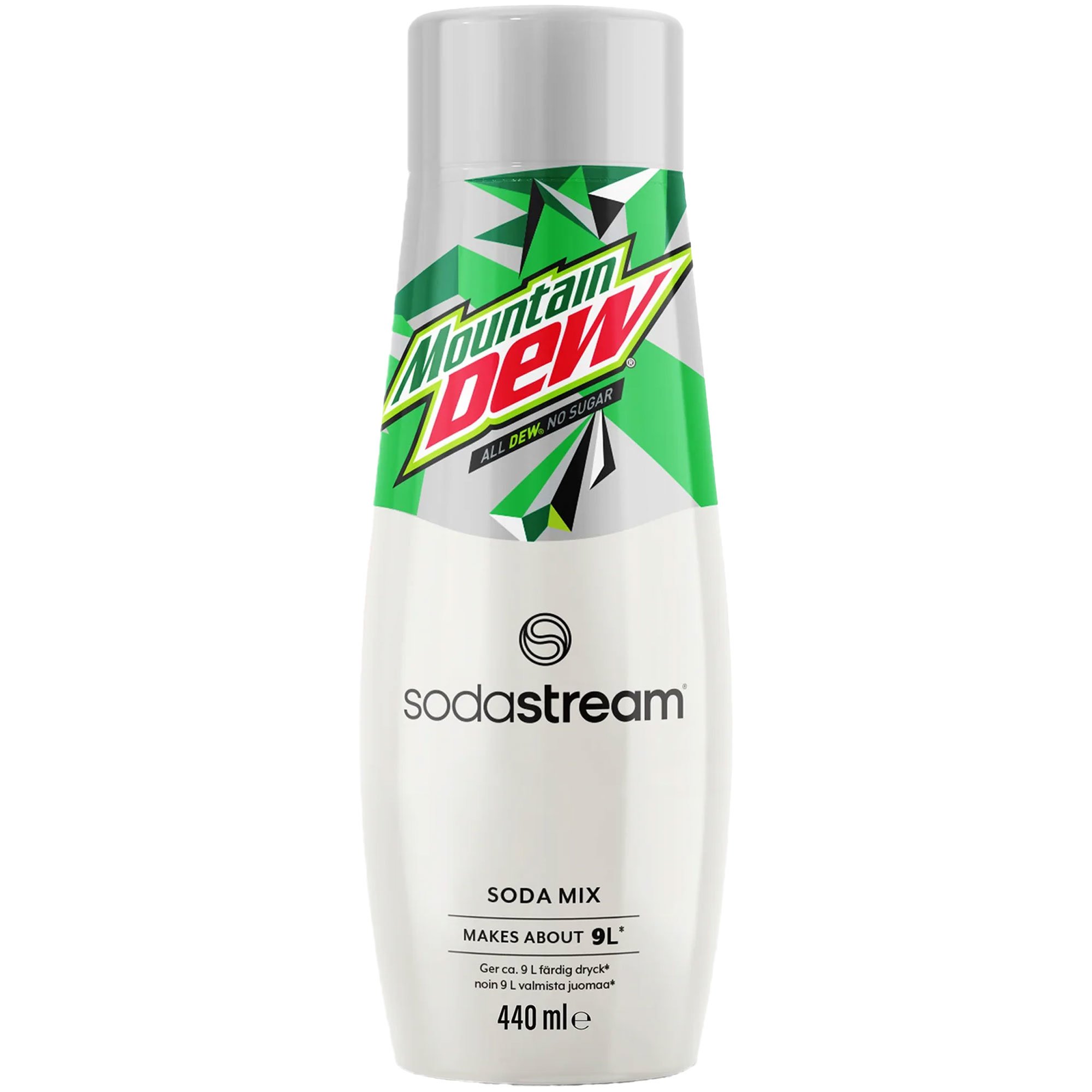 Mountain Dew Diet Smakkoncentrat 440ml fra Sodastream