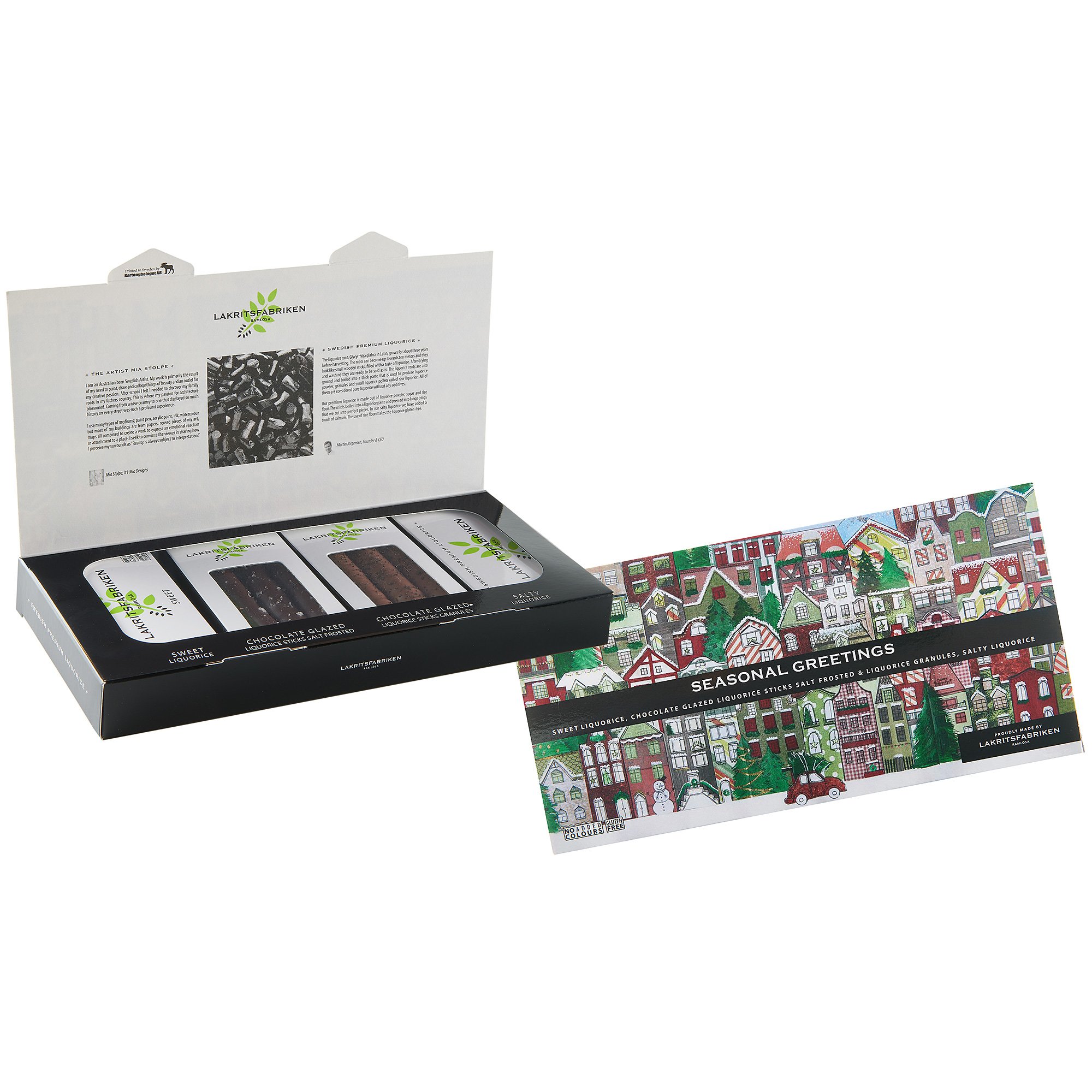 Seasonal Greetings Lakrids fra Lakritsfabriken
