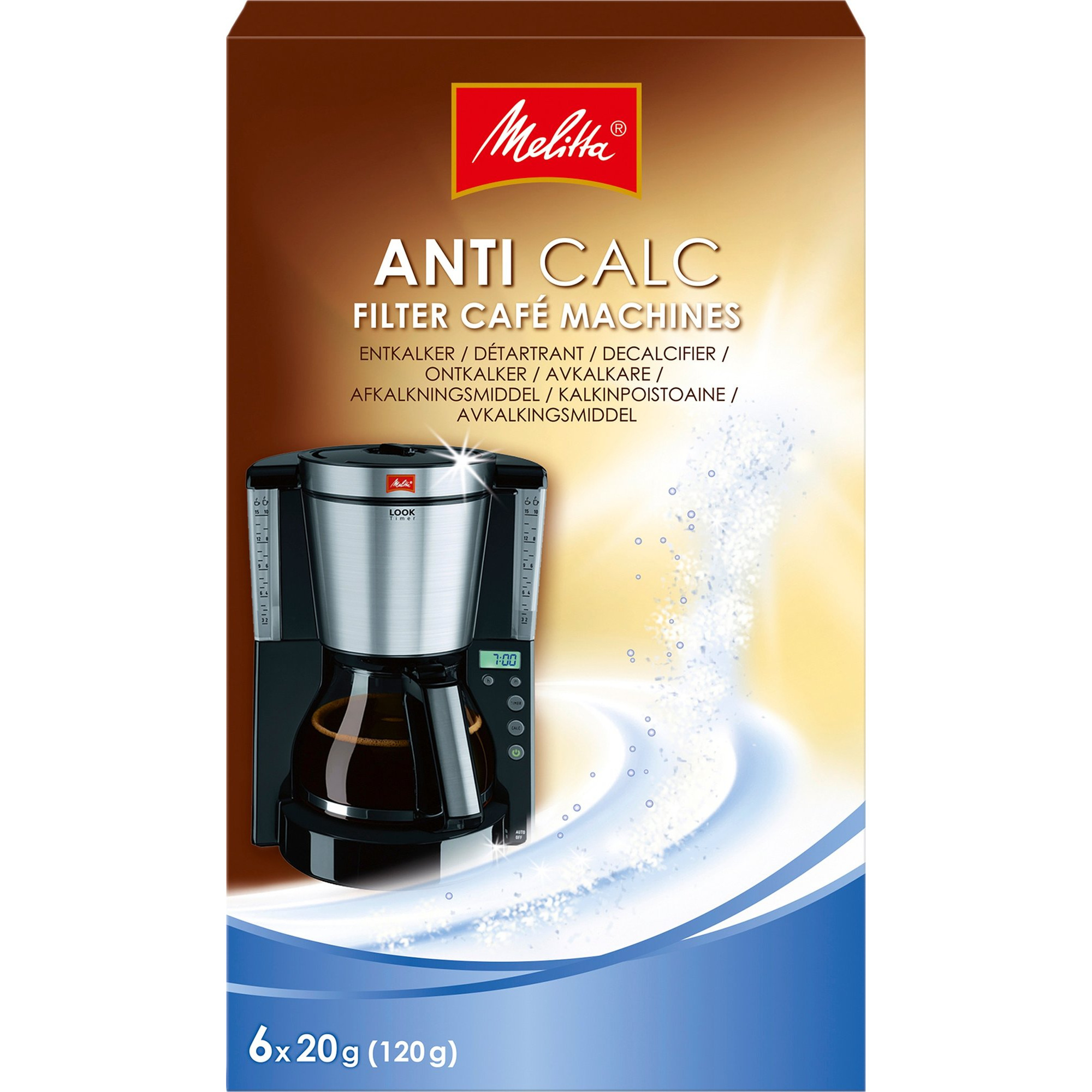 Anti Calc Pulver 6x20 G. fra Melitta
