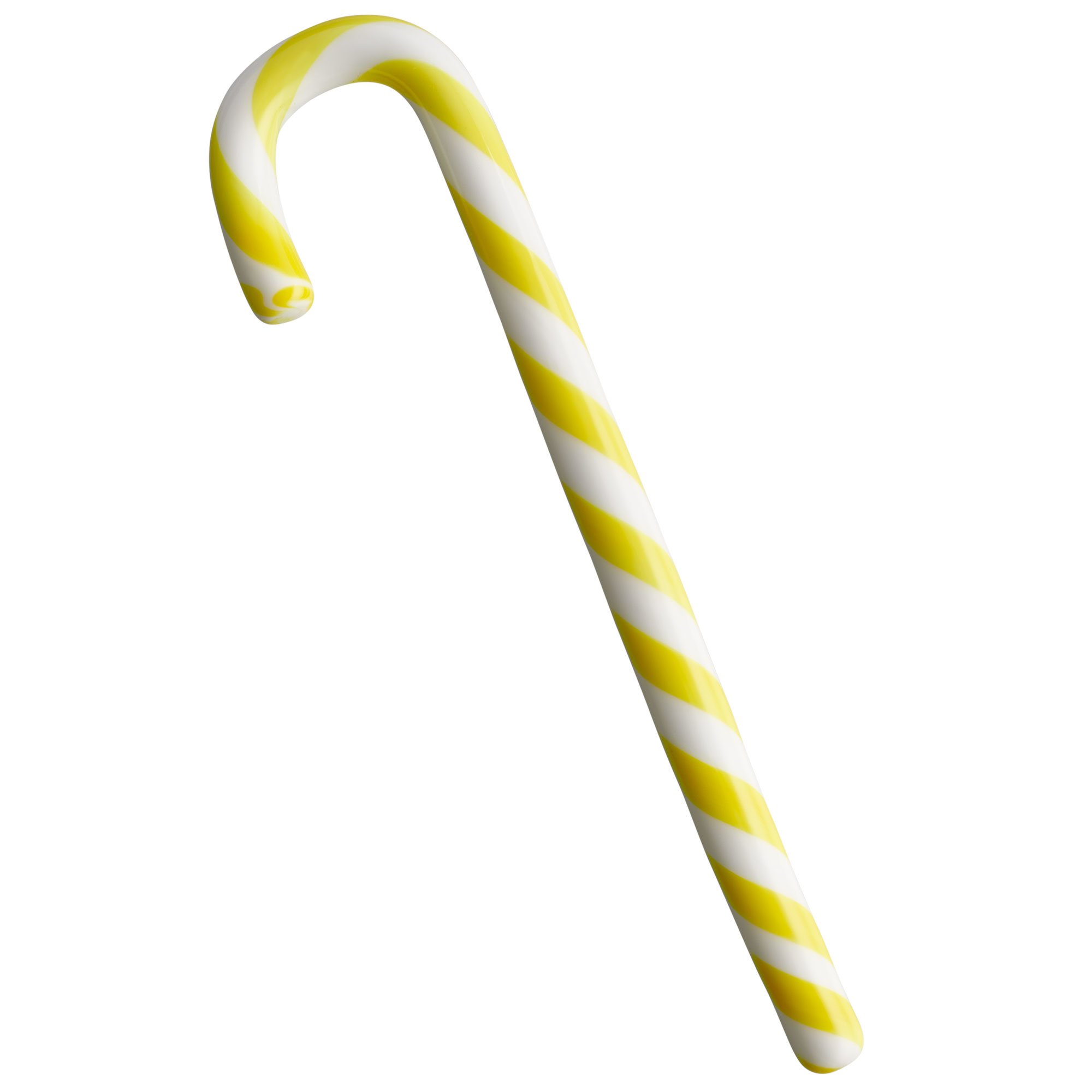 Polka Glasdekoration, 17 Cm, Hvid Gul fra Kosta Boda