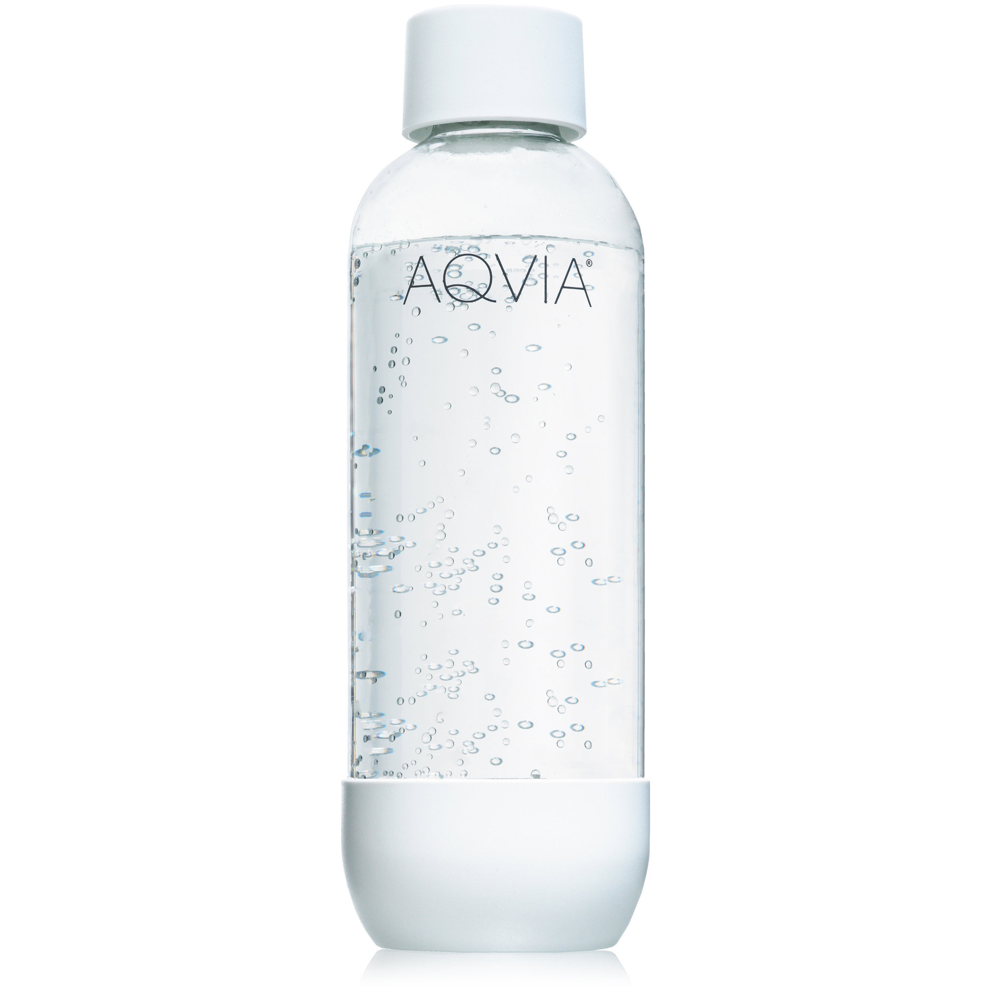 Vandflaske 1000 Ml. Hvid fra Aqvia