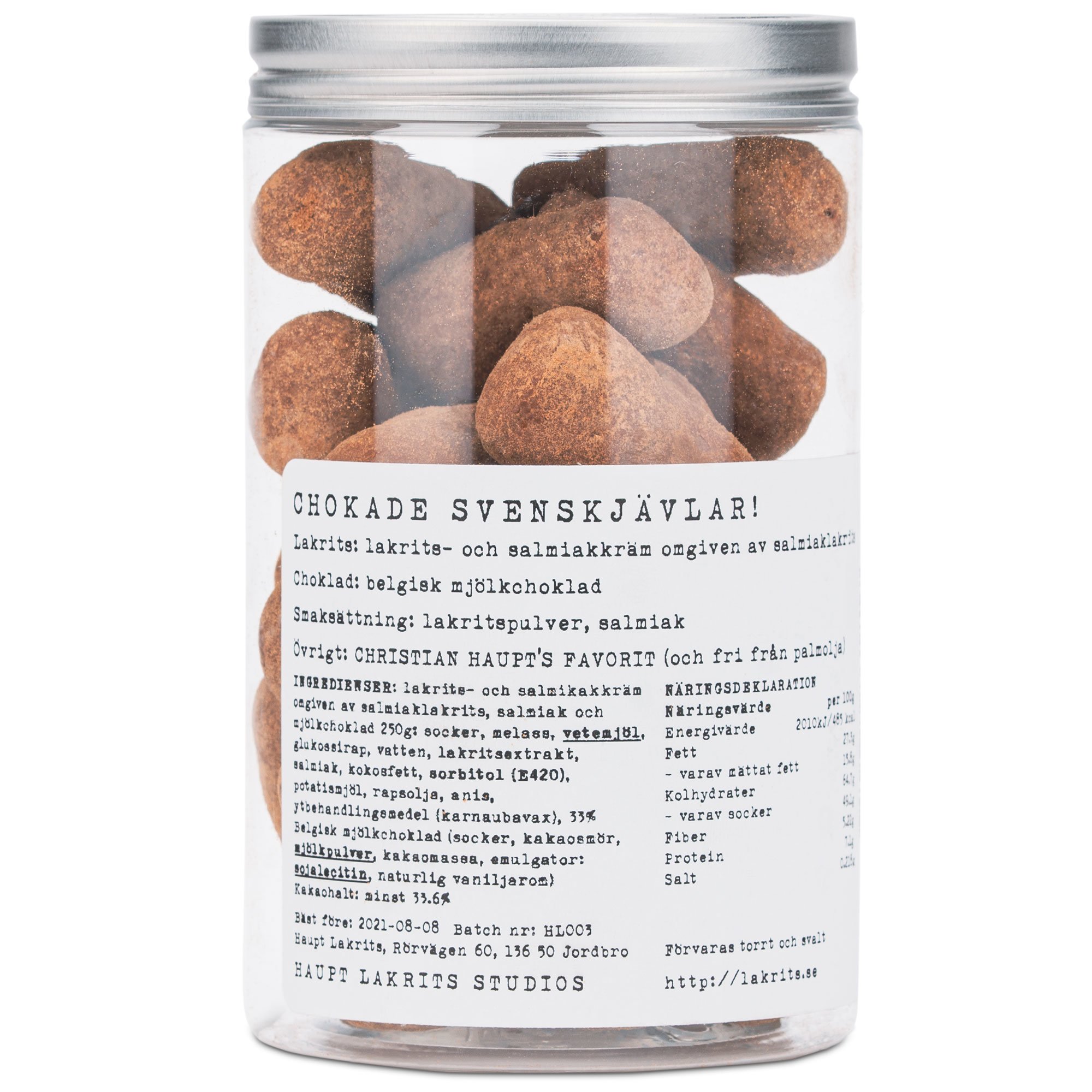 Chokolade Svenskjävlar! 250 G fra Haupt Lakrits
