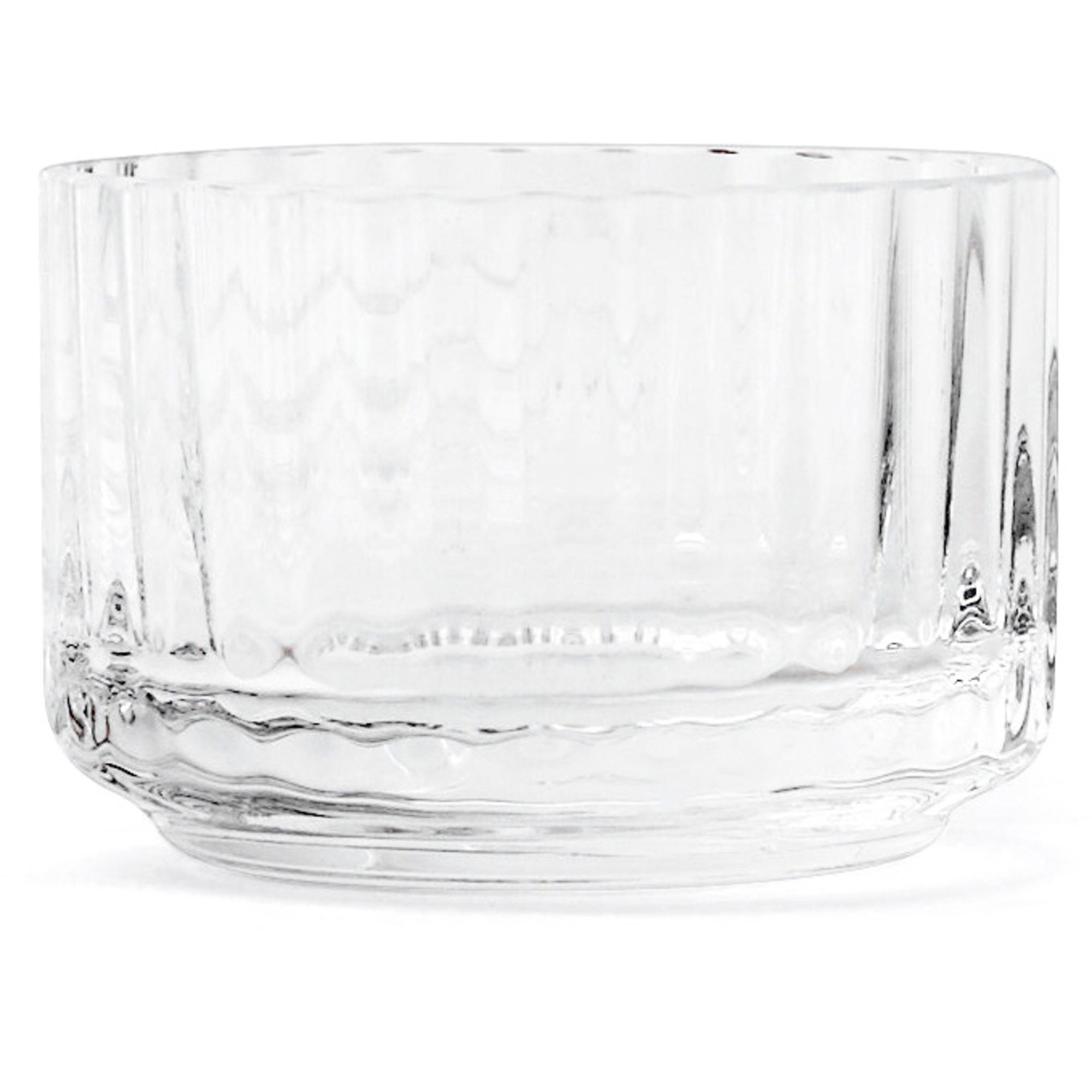 Fyrfadsstage, Glas Lille, Klar fra Lyngby Porcelæn