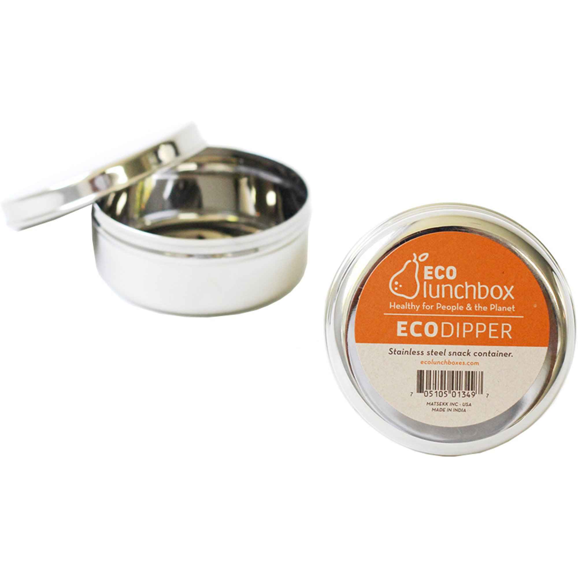 Ecodipper Rund Snacksboks fra Eco Lunchbox
