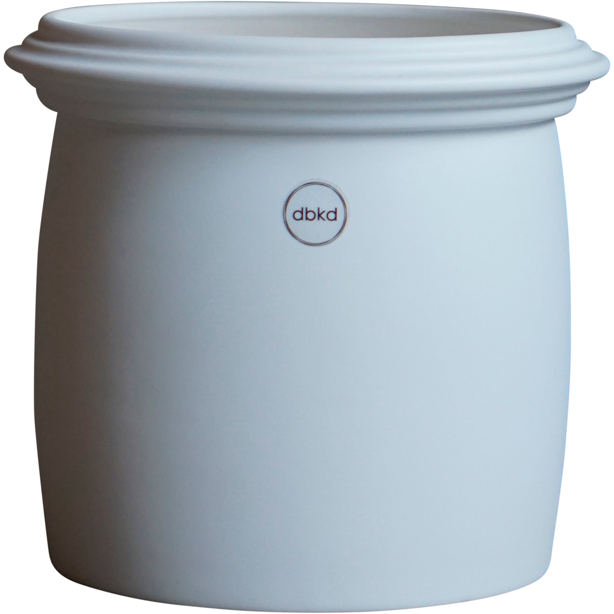 Kruset Krukke, Small, Matte White fra Dbkd