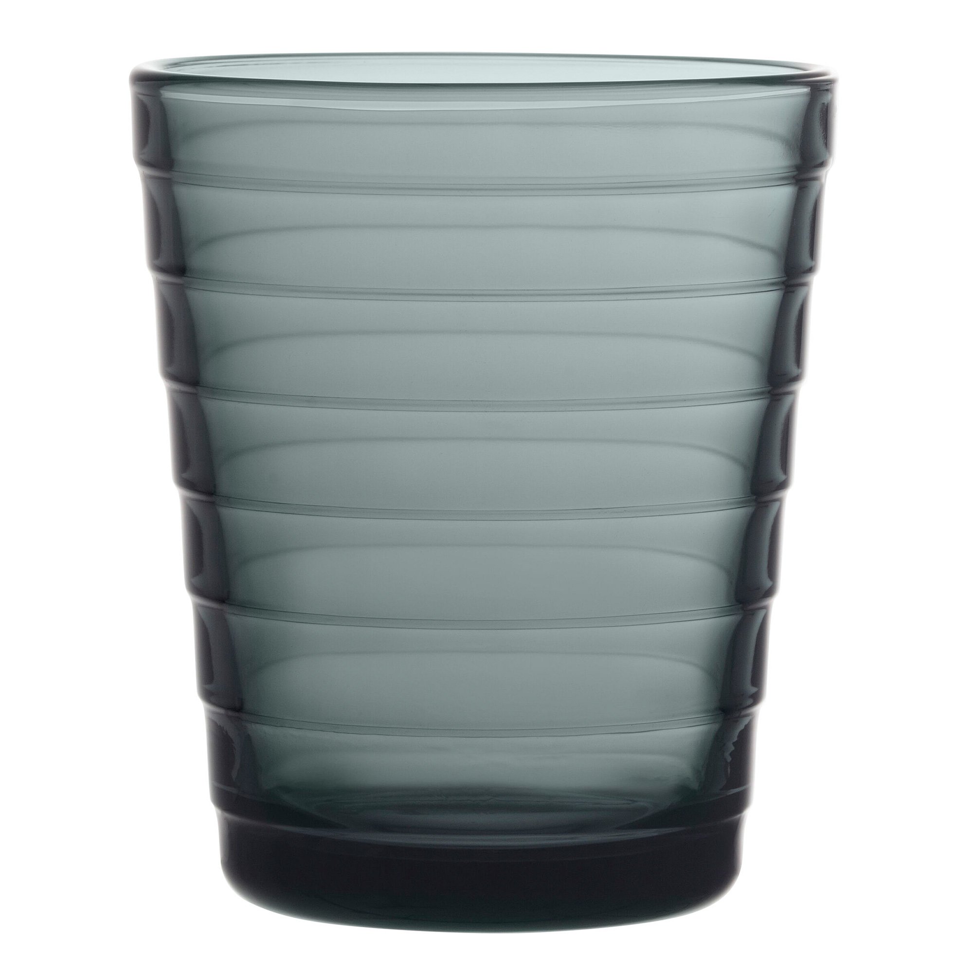 Aino Aalto Glas 22cl 2stk, Mørk Grå fra Iittala