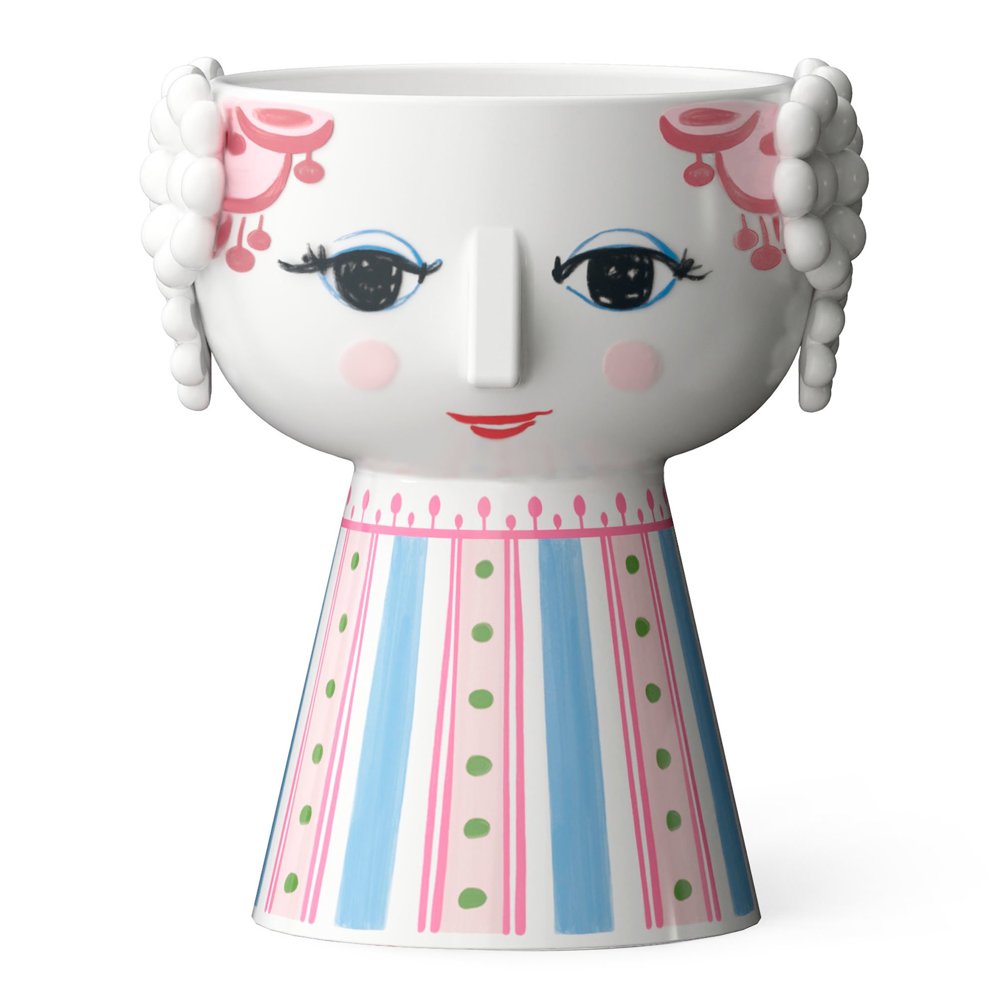 Eva Lysestage 9,5 Cm, Pink fra Bjørn Wiinblad