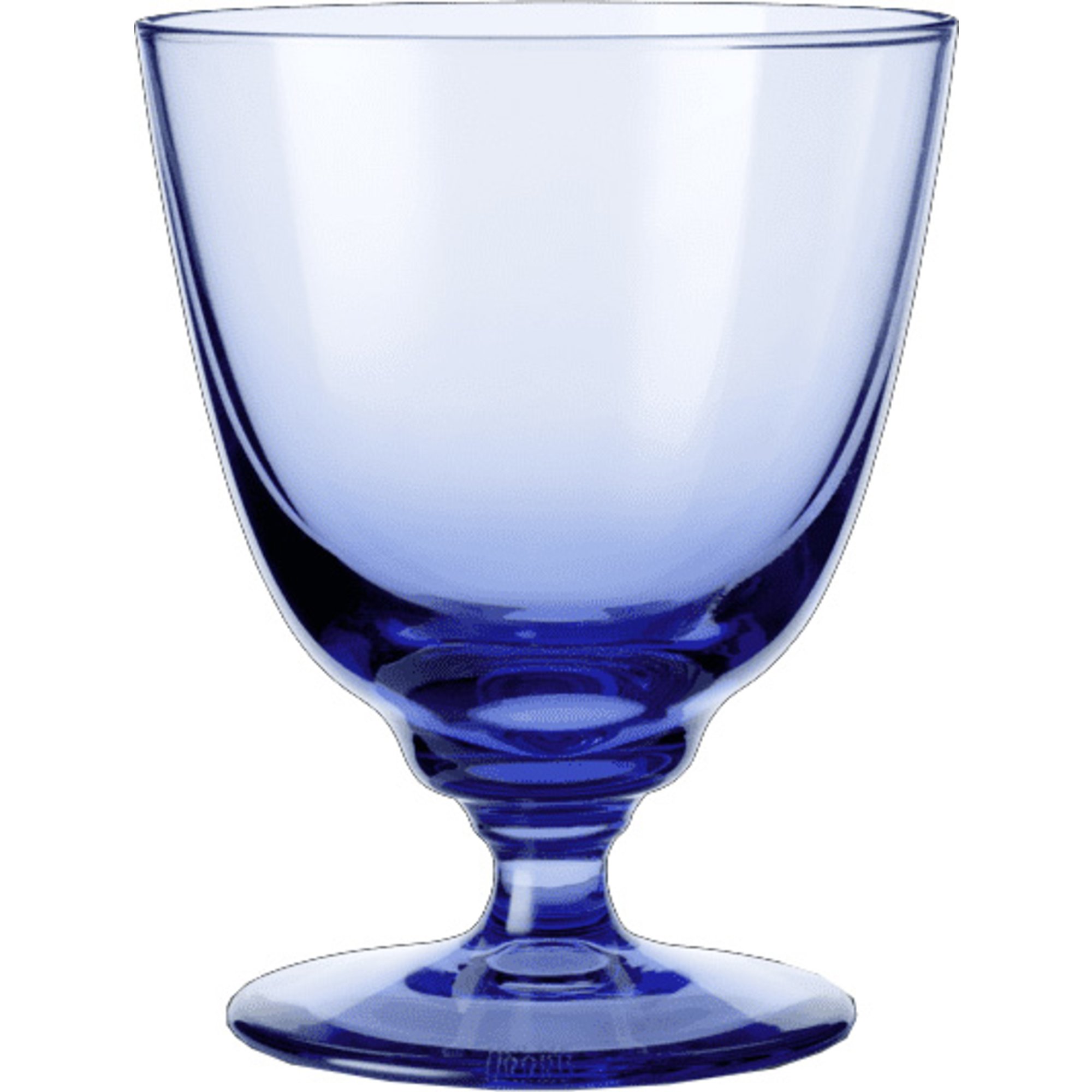Flow Glas På Fod 35 Cl, Mørkeblå fra Holmegaard