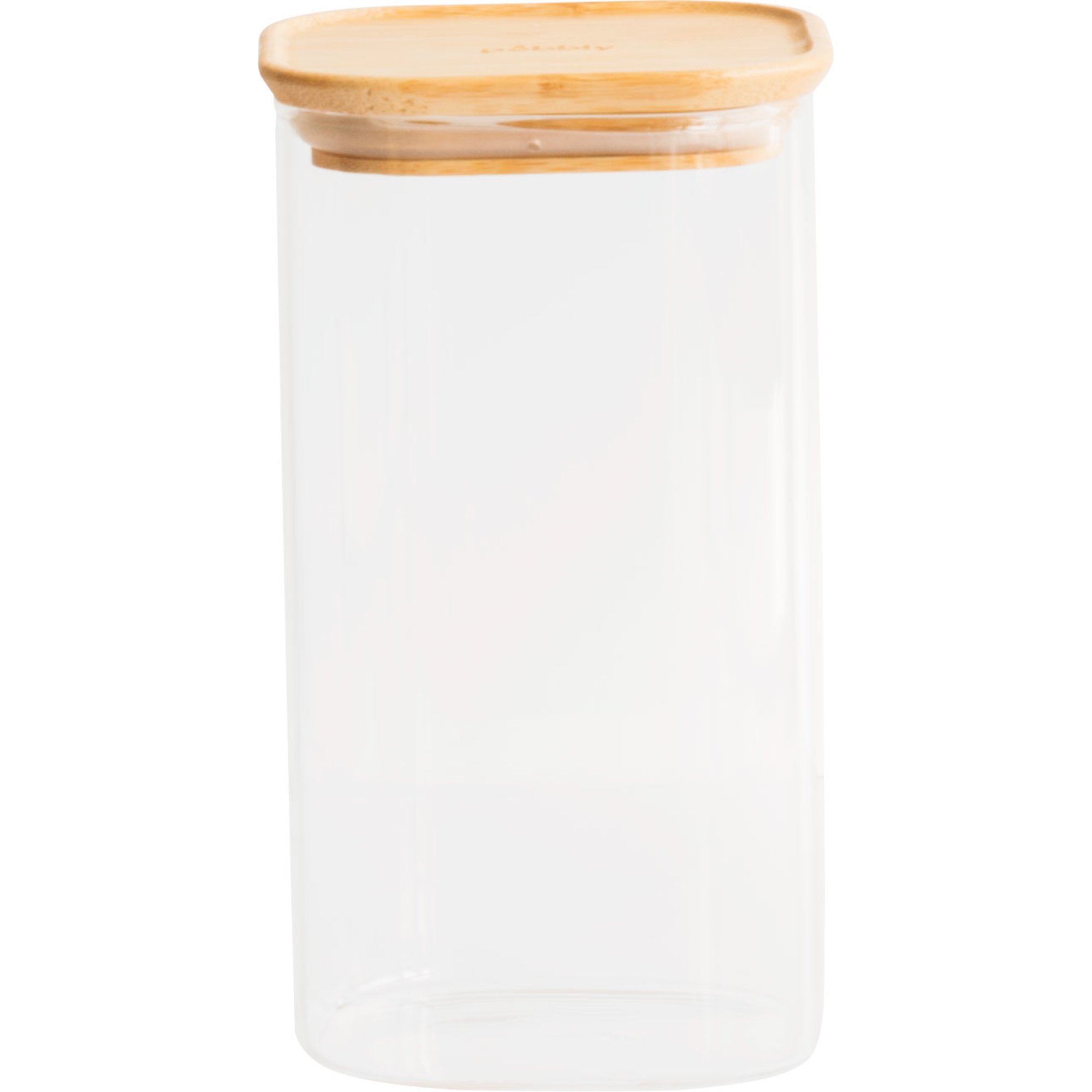 Glasboks Med Bambuslåg 1.400 Ml fra Pebbly