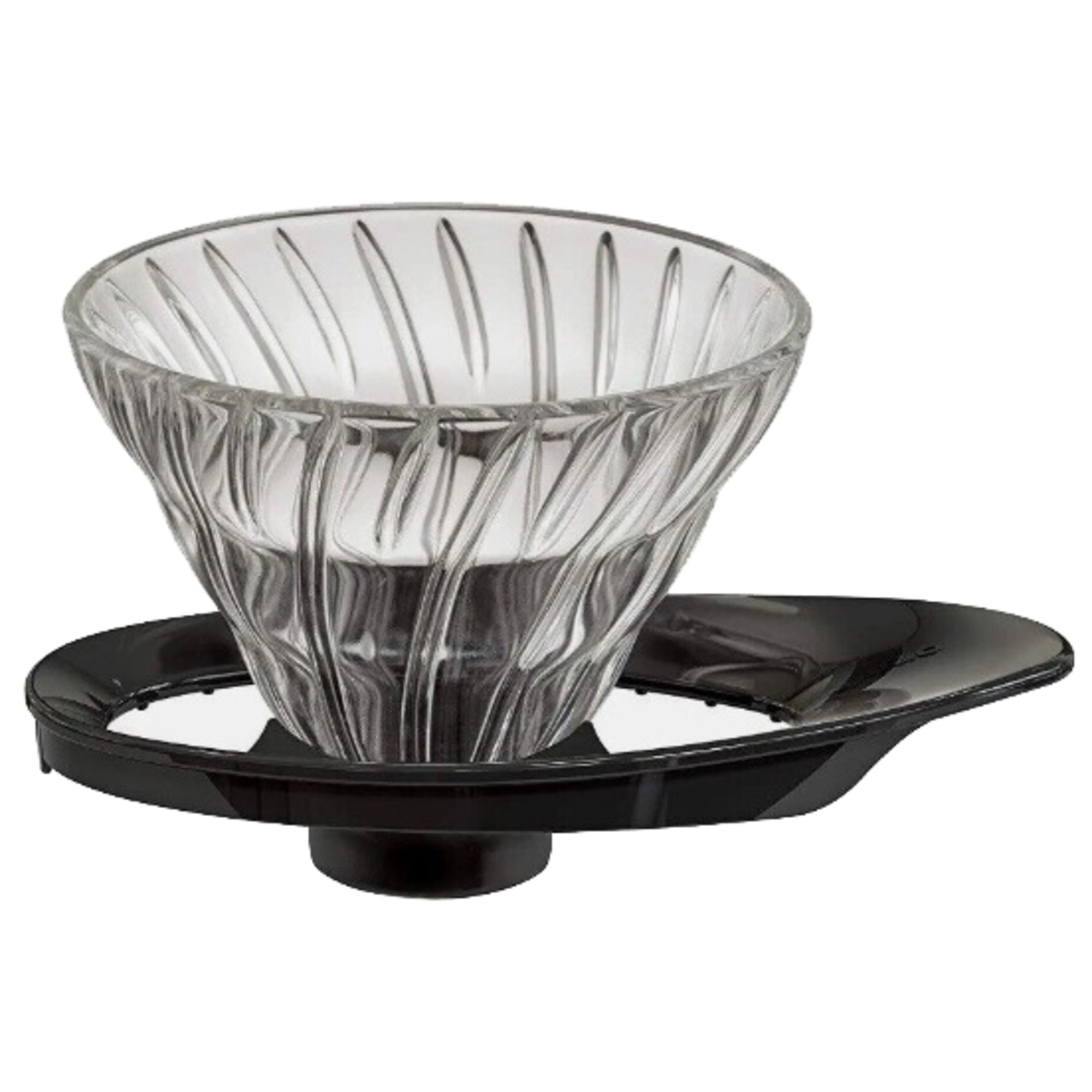 2 Cup Dripper V60 Glas M. Sort fra Hario