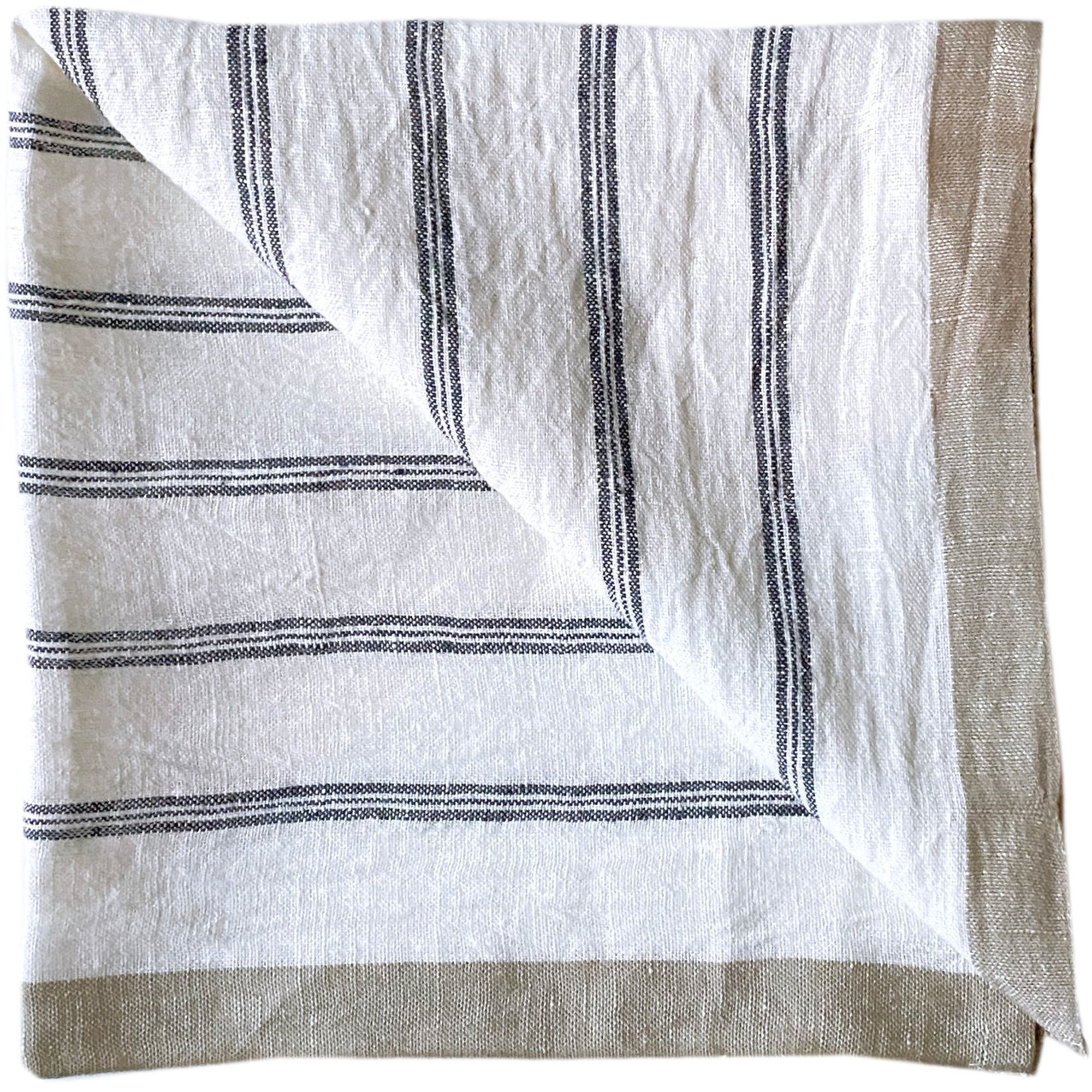Maya Serviet 50x50 Cm, Navy Stripe fra Tell Me More