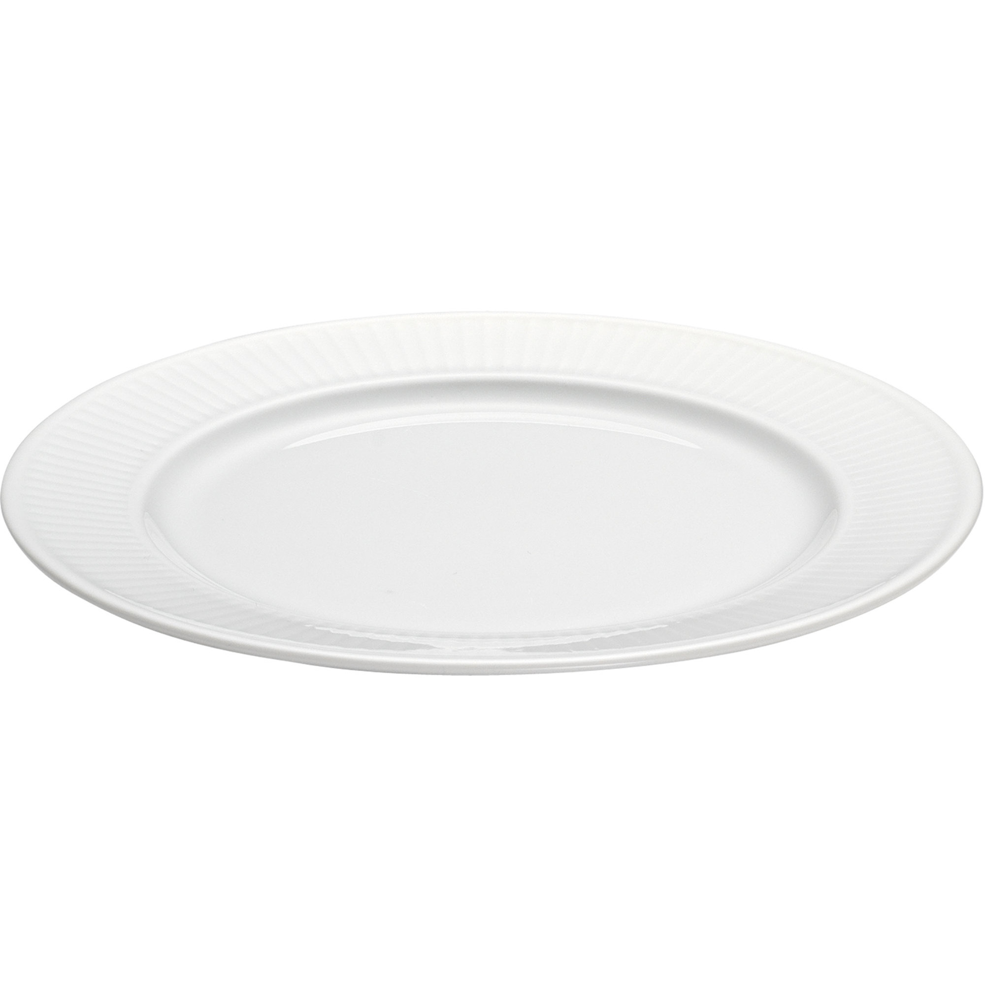 Hvid Plissé Tallerken, ø 20 Cm. fra Pillivuyt