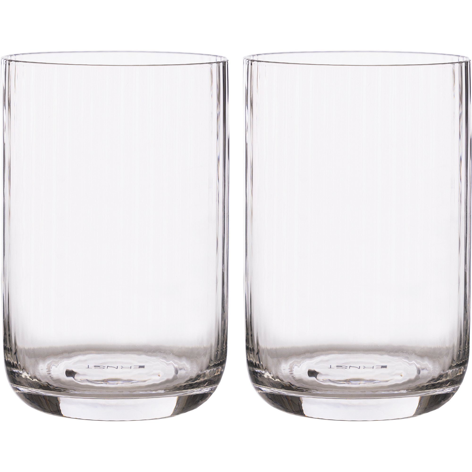 Drikkeglas Riflede 50 Cl, 2 Pack fra Ernst
