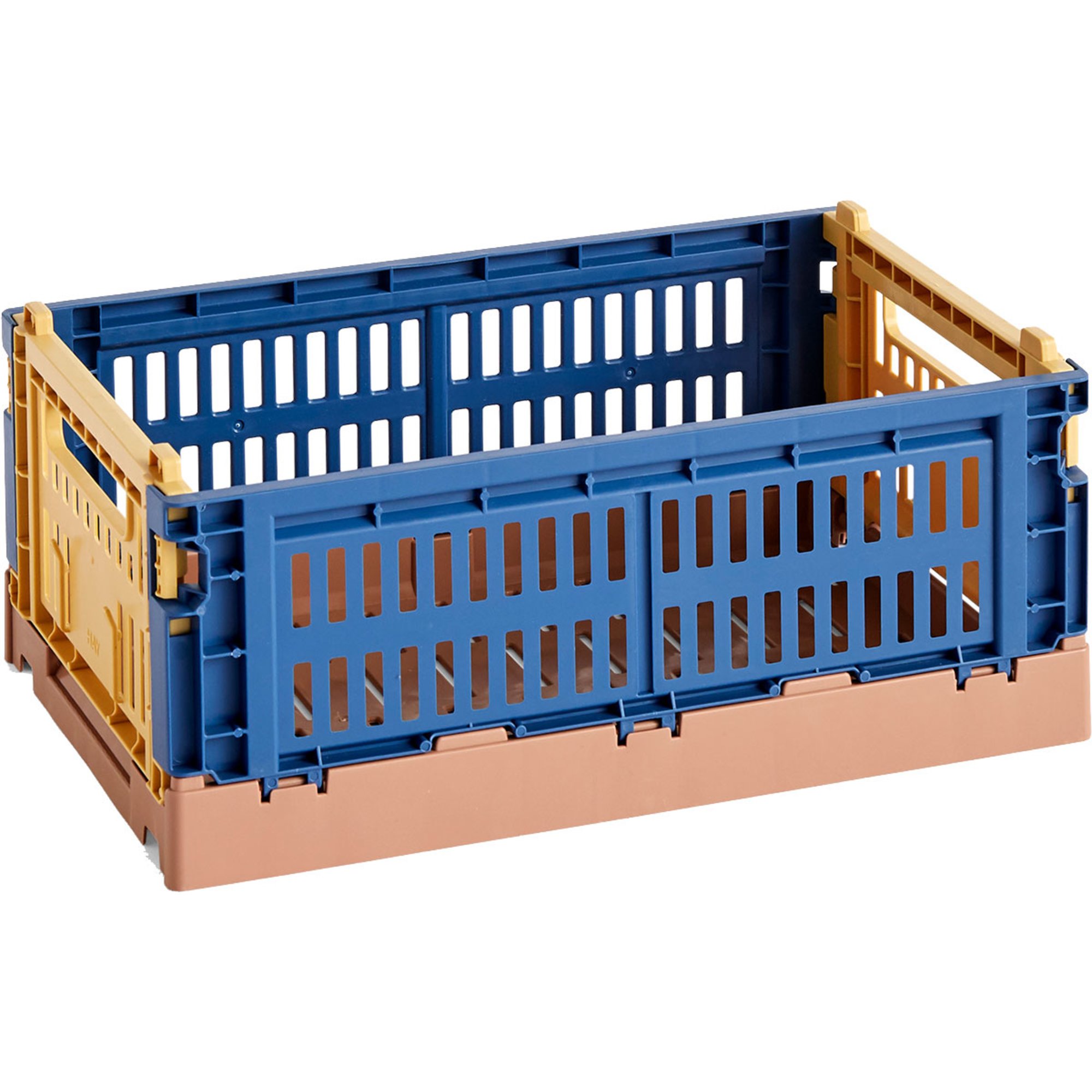 Colour Crate Mix Opbevaringskasse Small, Dark Blue fra Hay