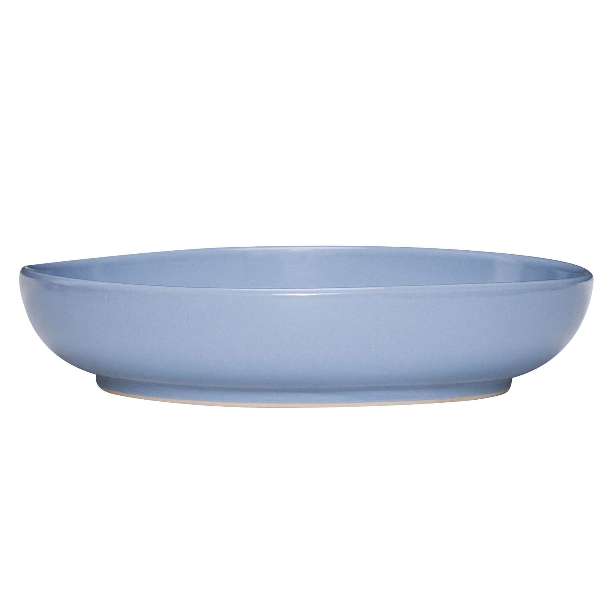 Amare Dyb Tallerken 23 Cm, Lyseblå fra Hübsch